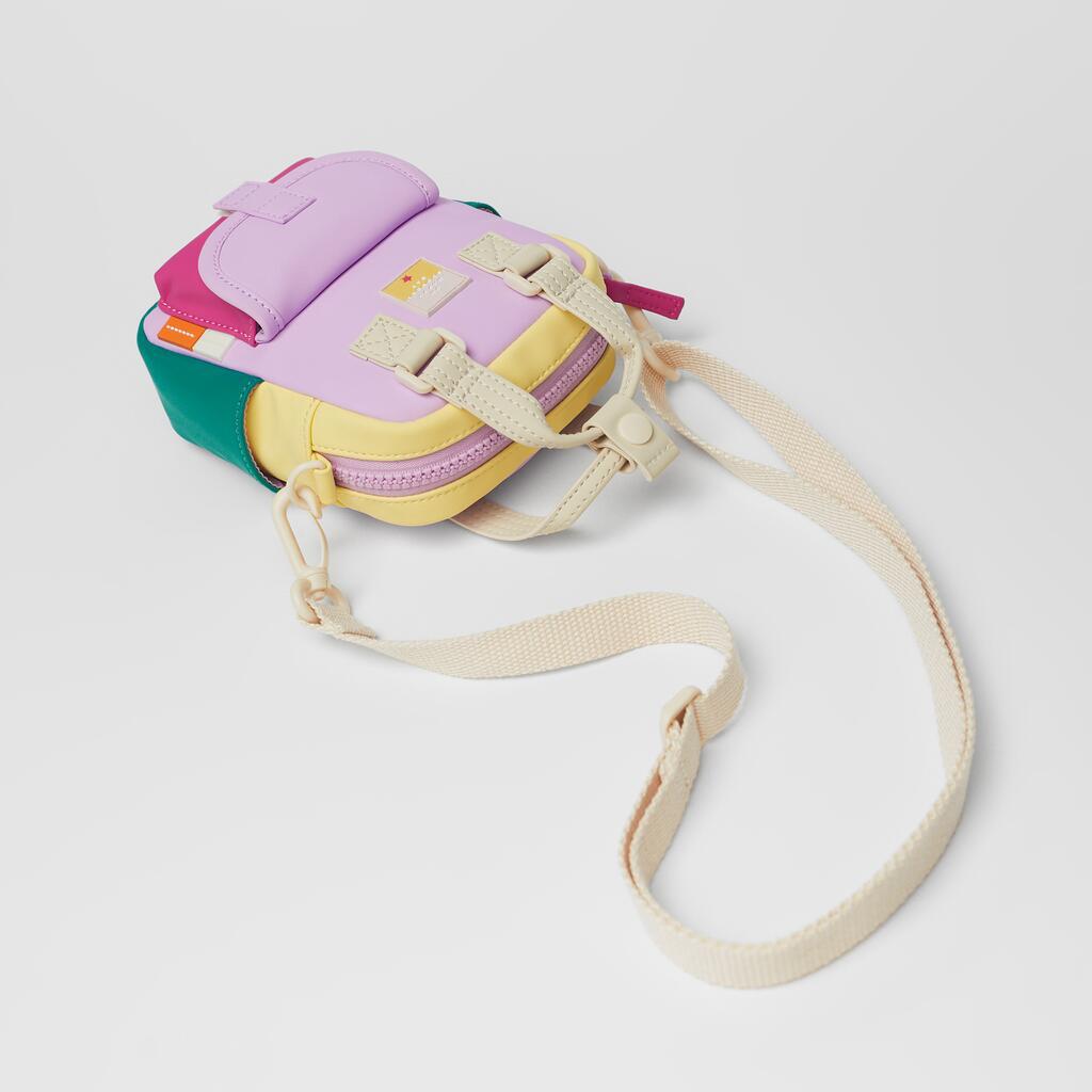 Colored Mosaic Donut Crossbody Bag