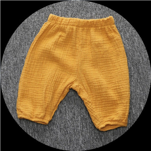 Cotton linen harem pants