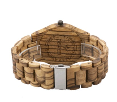 Men's simple ultra-thin wood watch creative gift quartz watch