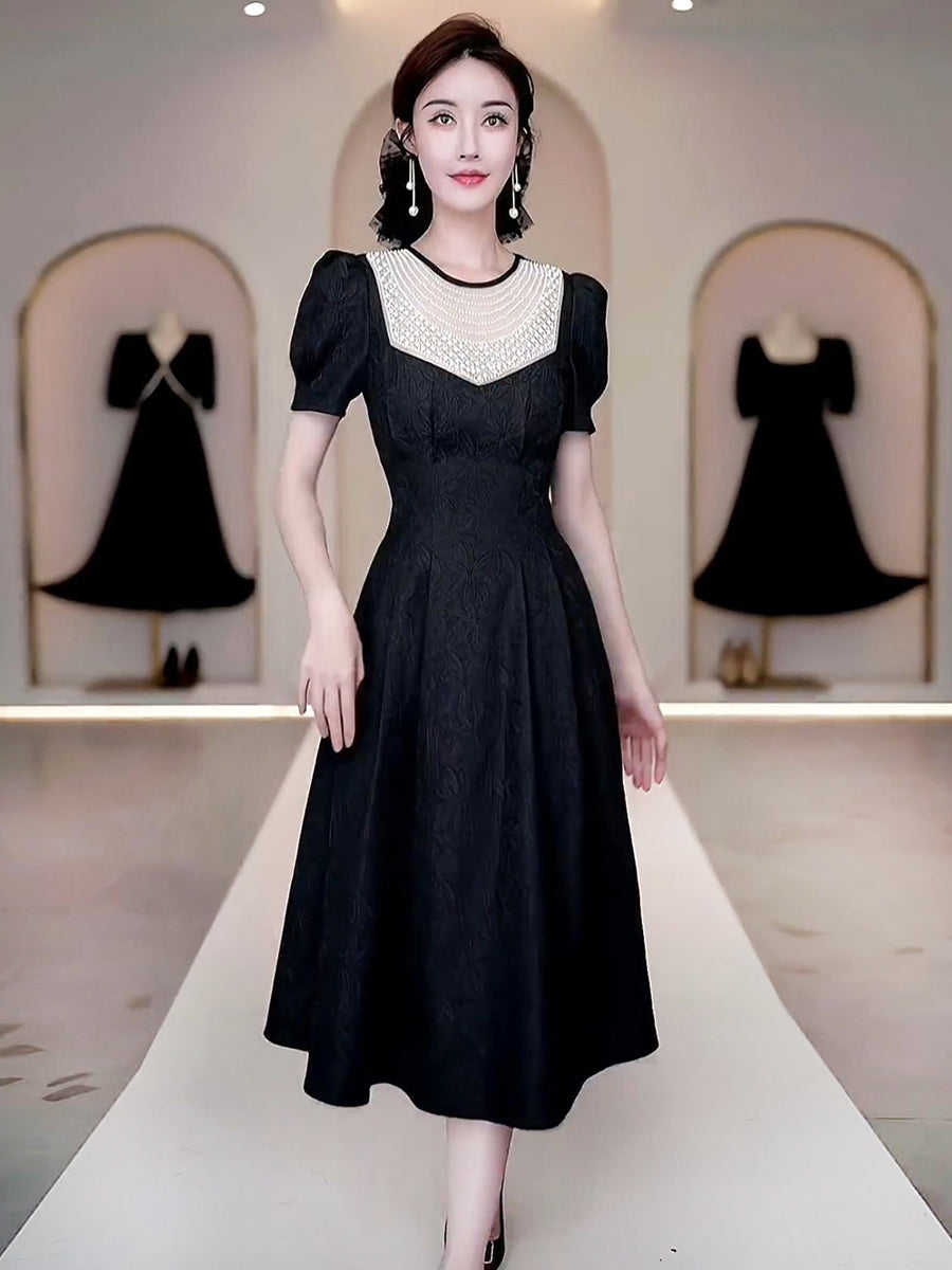 French High-end Palace Style Dress For Women
