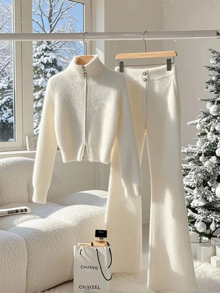 Womens Casual Sweater And Pants Set