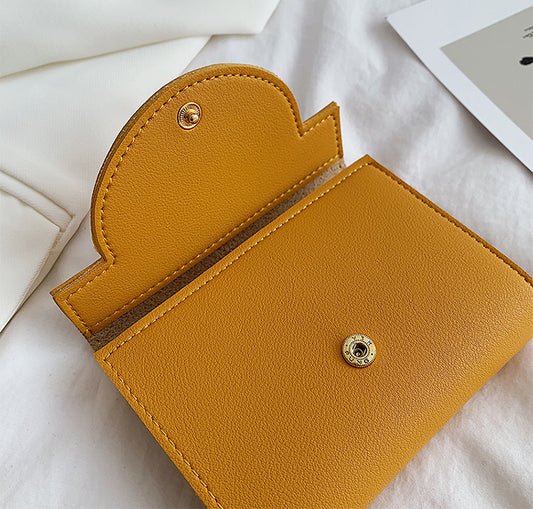 Fashionable And Simple Short Wallet For Women