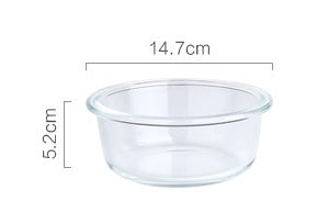 Glass cat bowl
