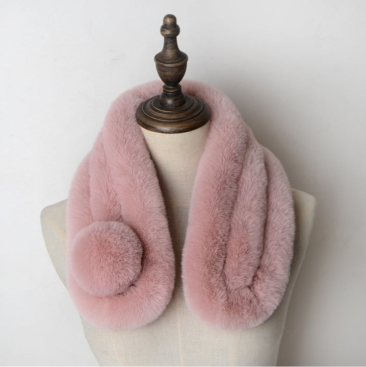 Faux Fur Warm Scarf