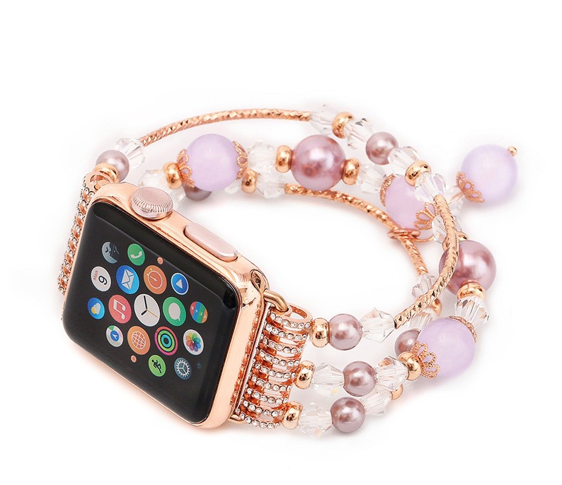 Kompatibel med Apple, håndlavet kreativ rem til Iwatch