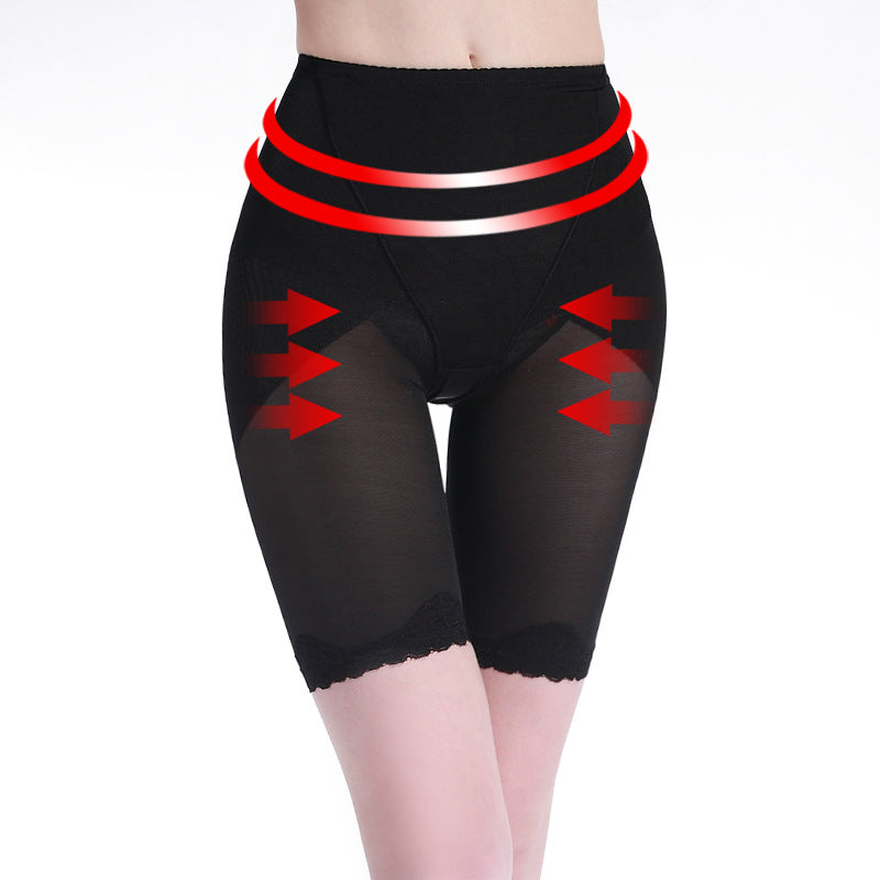 Lace correction five-point pants