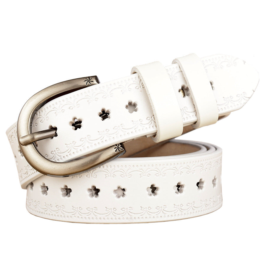 Ladies thin belt