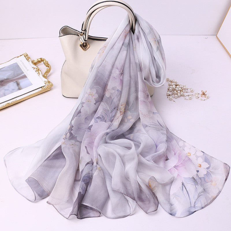 Women's Qianli Jiangshan Tu Tulle Scarf