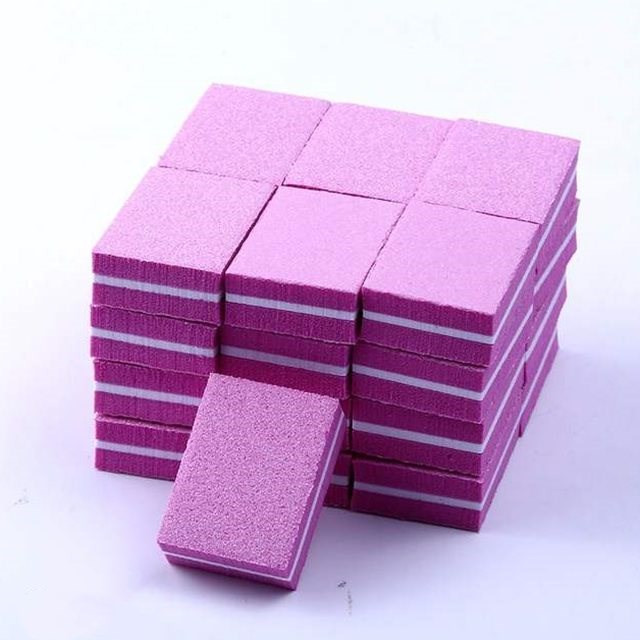 Two-sided mini nail file block