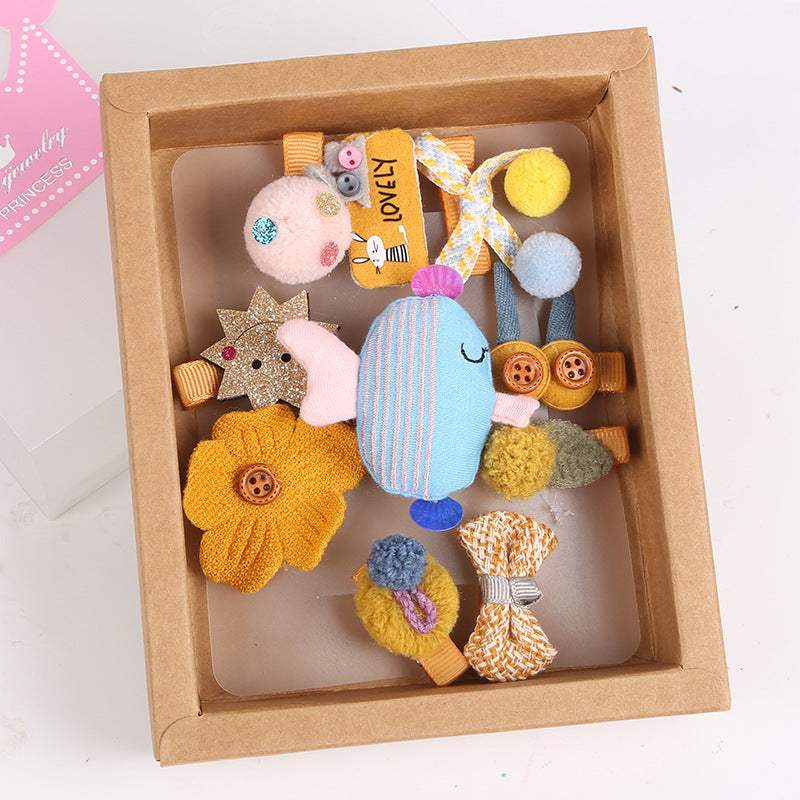 Girl's hairpin 10 piece set
