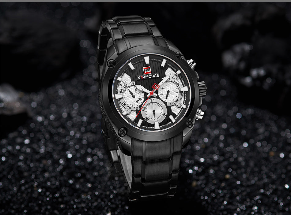Waterproof quartz watch