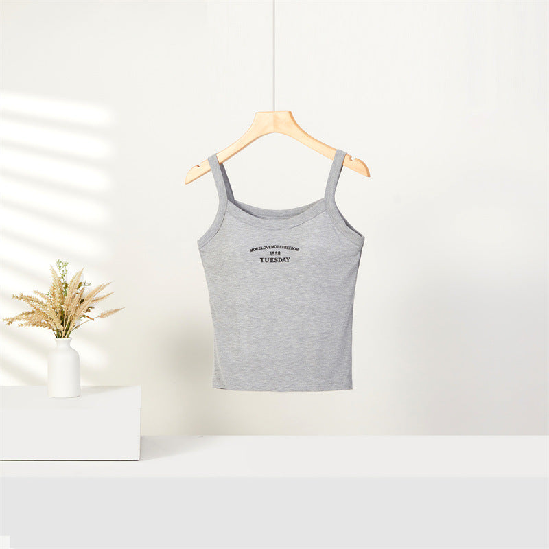 Small Sling Vest For Women Inner Bottoming Top