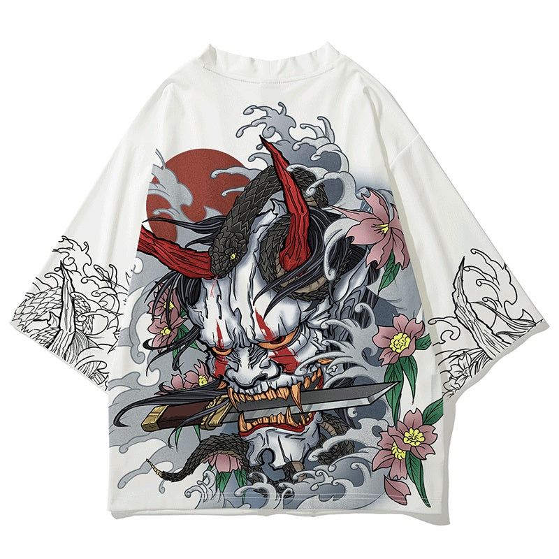 Men's hand-painted cardigan