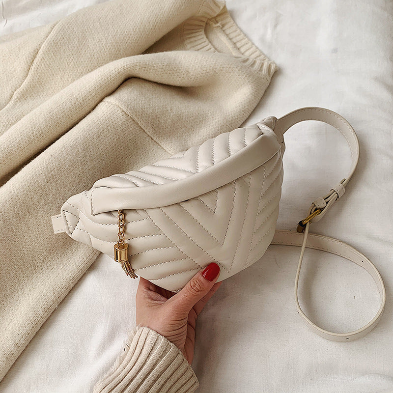 All-match net red new chest bag