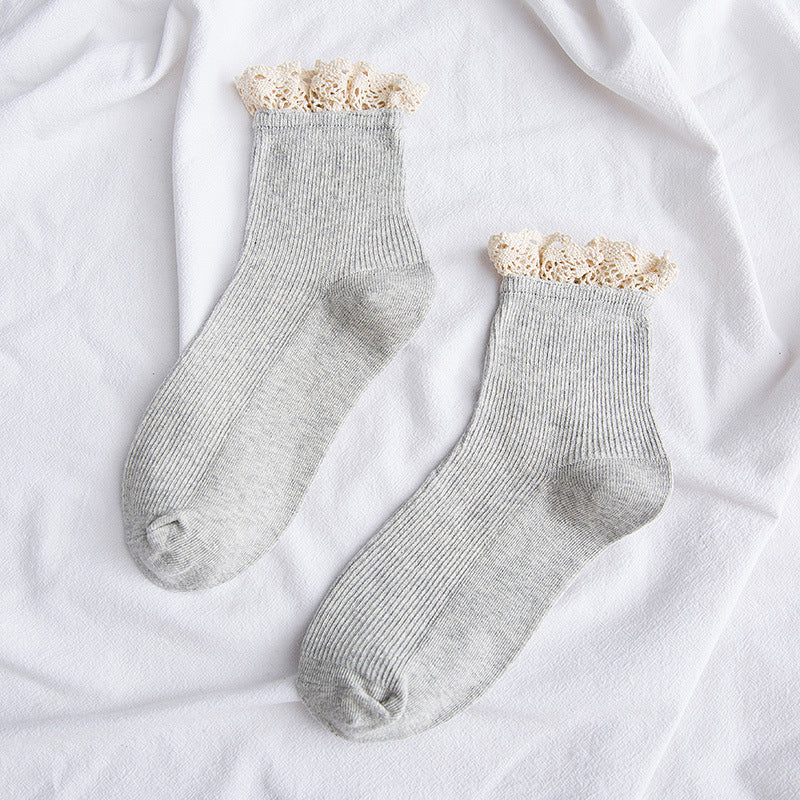 Lace girl socks