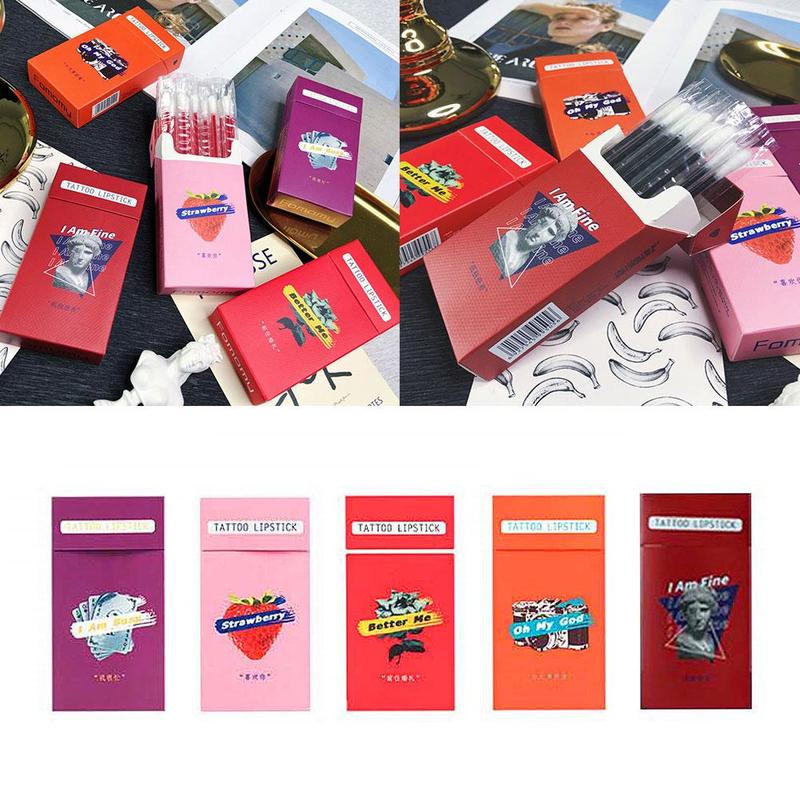 Cotton swab cigarette case lip glaze