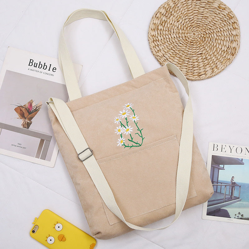 Women's Fashion Casual Single Shoulder Canvas Bag