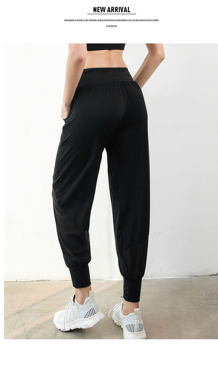 Net gauze track pants