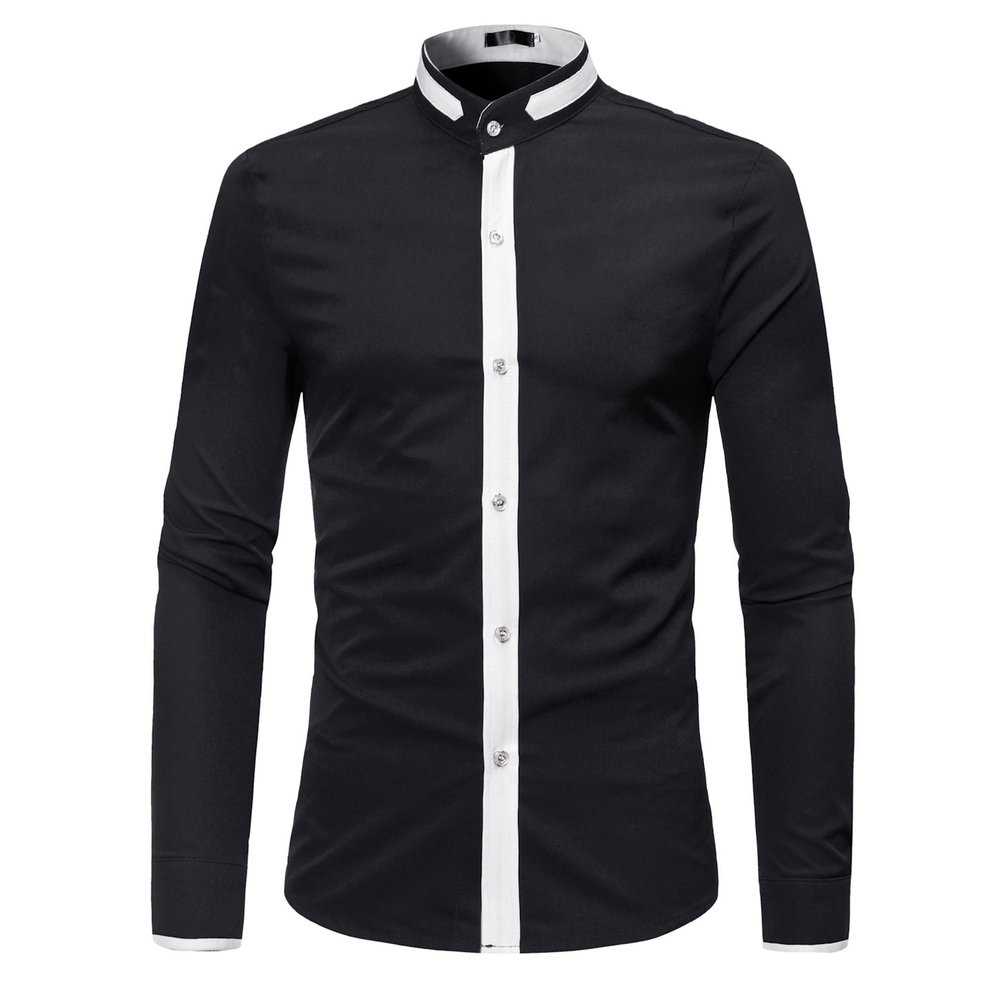 Colorblock casual long sleeves
