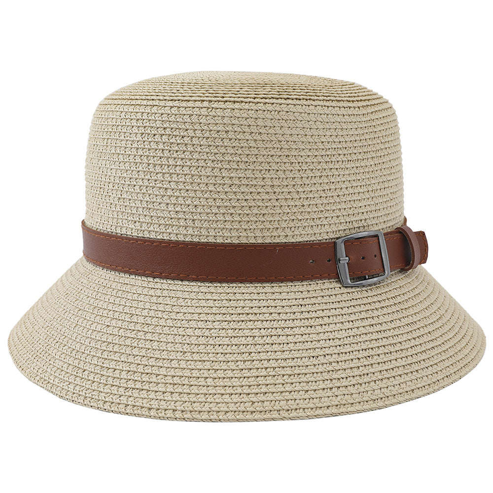 Korean Version Of The Straw Hat Sun Hat Women's Simple Sunscreen UV Beach