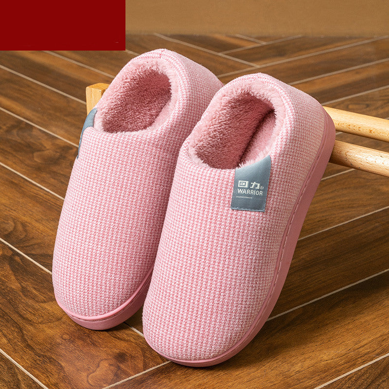 Women's Bag Heel Home Indoor Anti-Slip Cotton Slippers