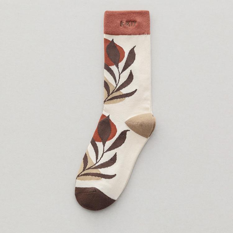 Medium Length Combed Cotton Socks