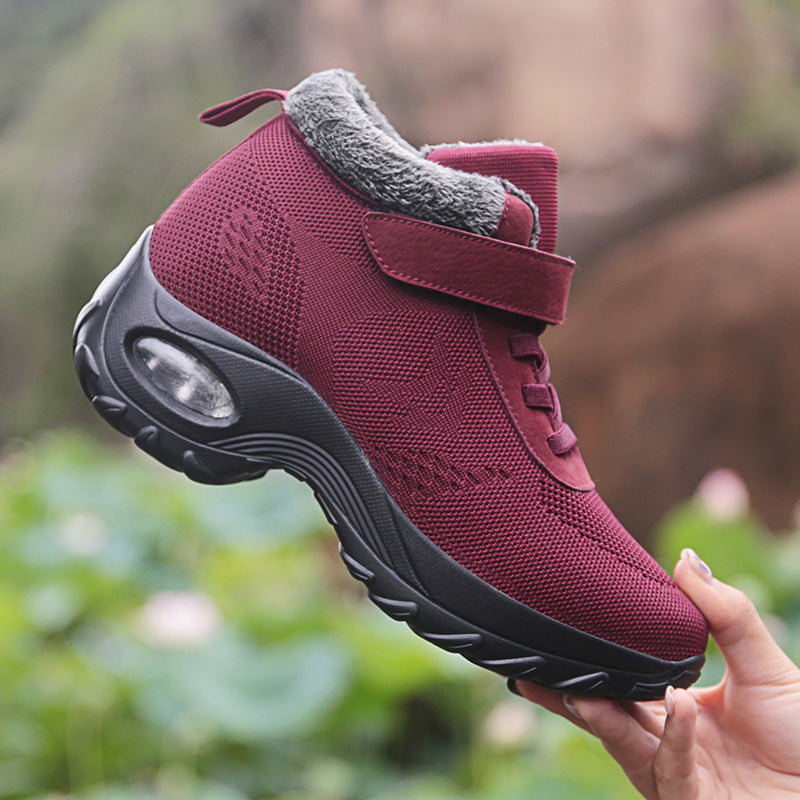 Cushion Shock Absorption And Heightening Cotton Shoes