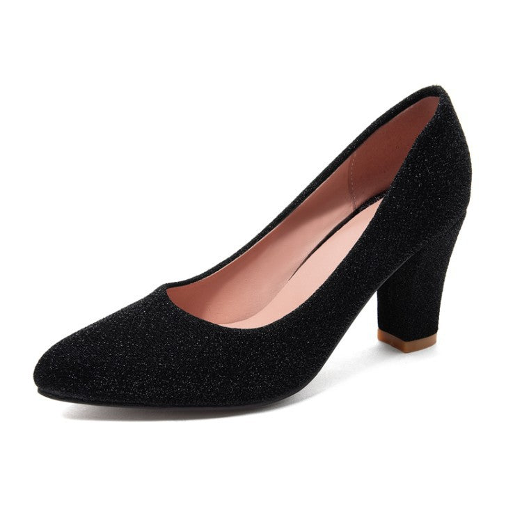 Silver sequined bridesmaid shoes