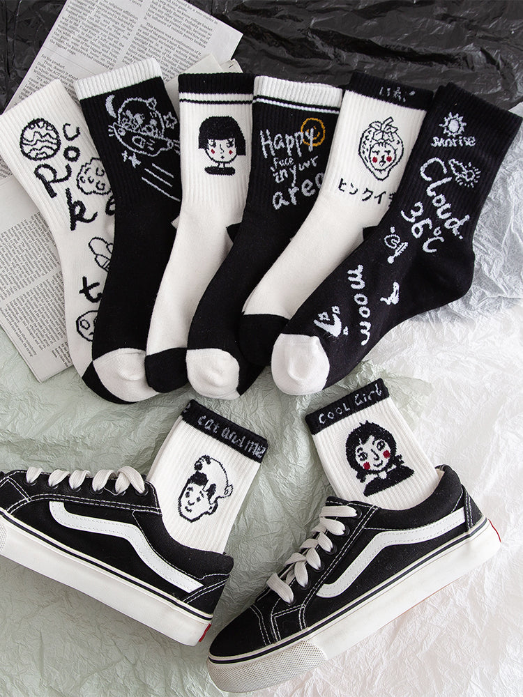Men's Wild Couple Sports Trendy Stocking