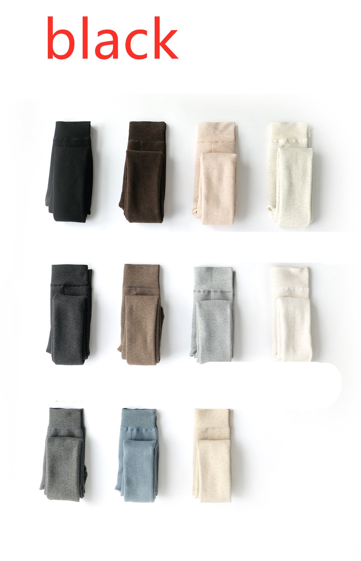 Striped Inner Cashmere Tights