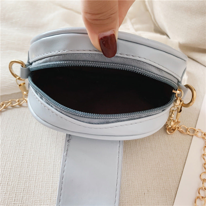 Children's mini diamond chain crossbody bag