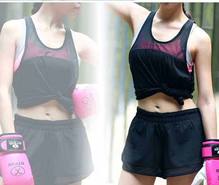 Women's anti-failure mesh yoga pants