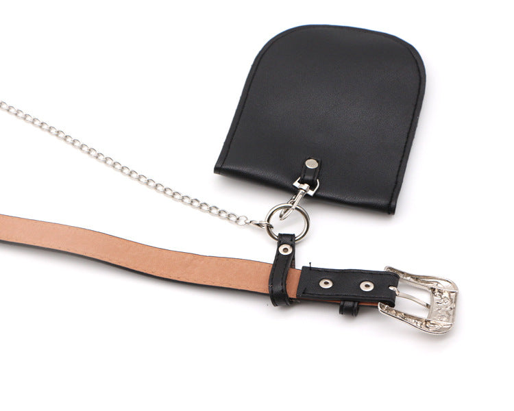 Vintage carved lady leash