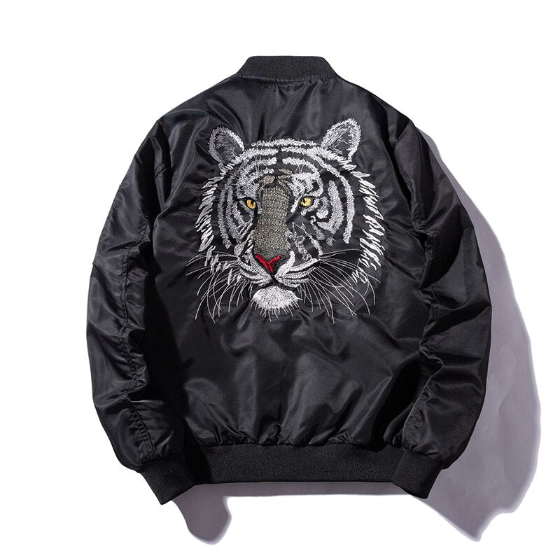 National tide high street embroidery jacket men's air force ma1 flight suit