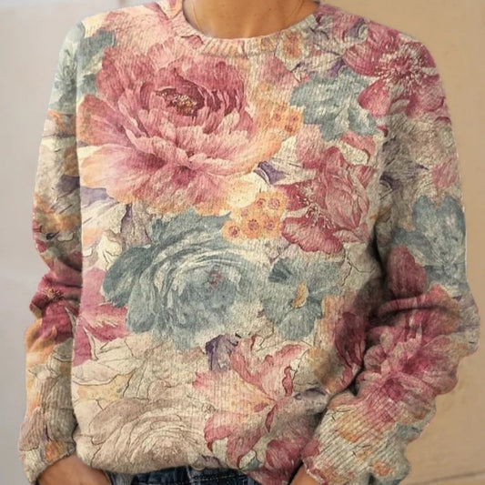 New 3D Digital Printed Pattern Sweater