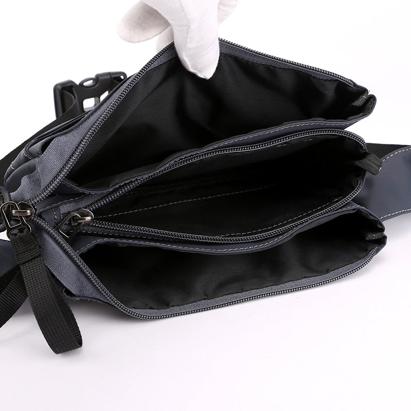 Nylon chest bag shoulder bag