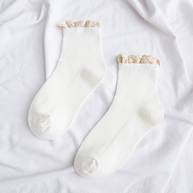 Lace girl socks