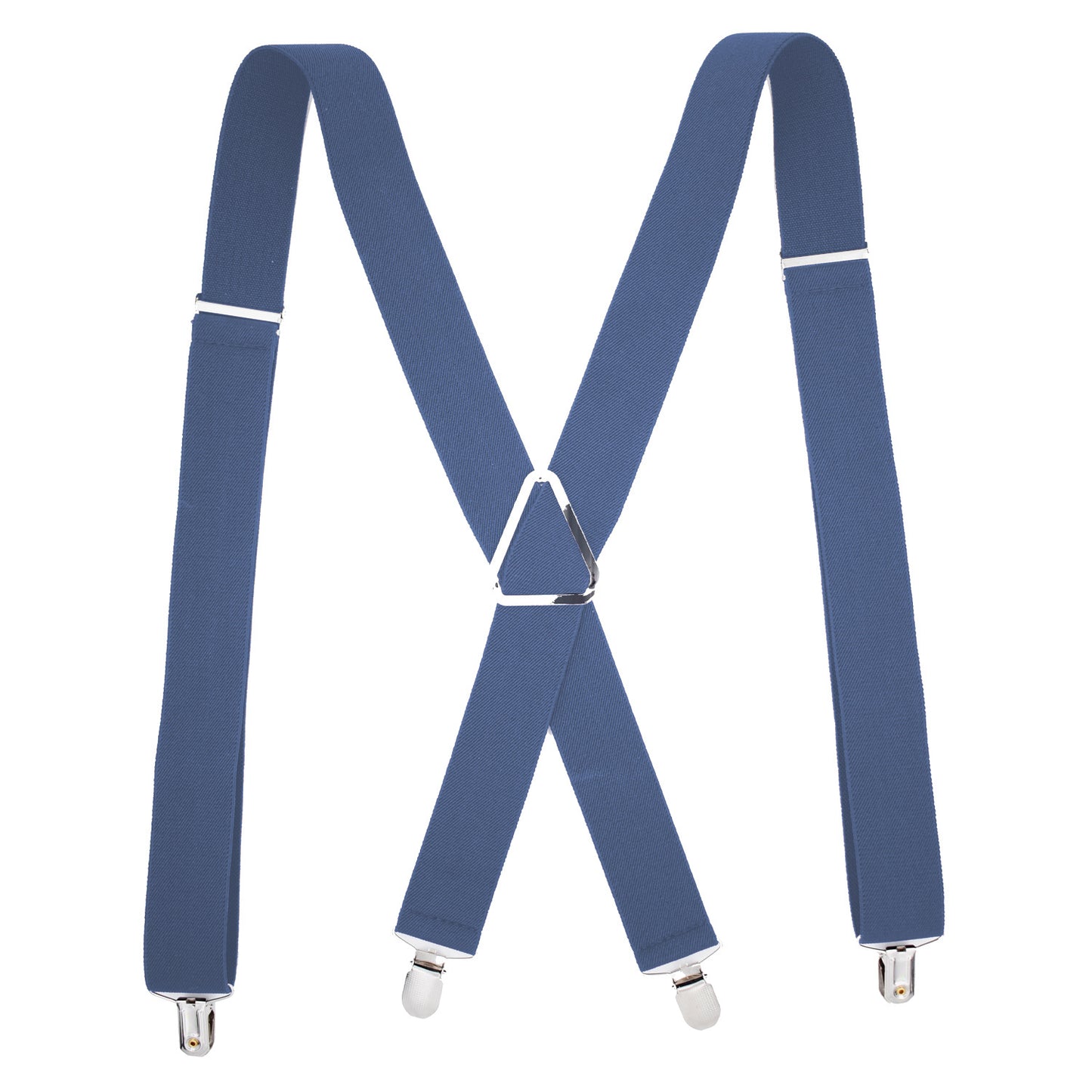 Monochrome Elastic Adult Strap With Iron Triangle Pitting