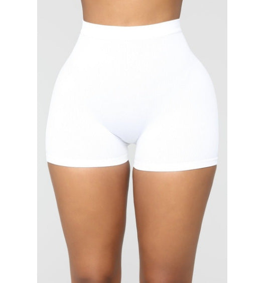 Tight high waist stretch shorts