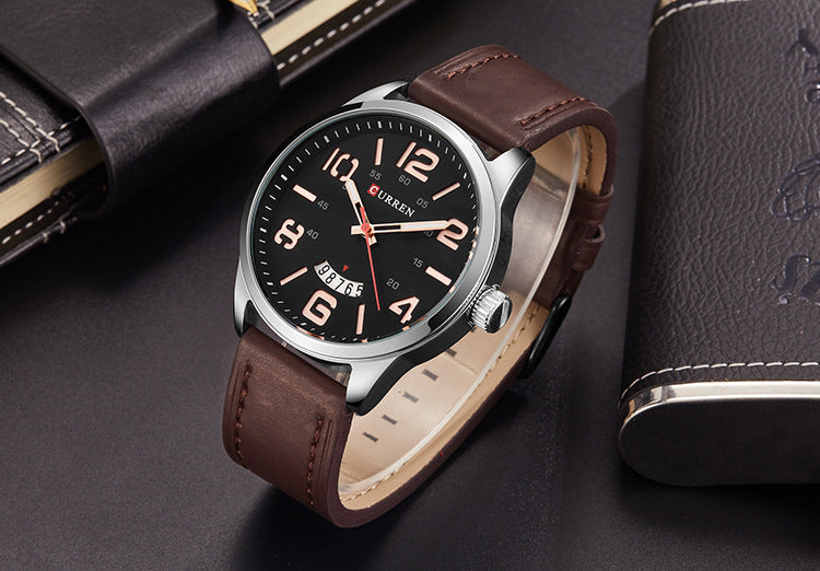 Waterproof quartz watch