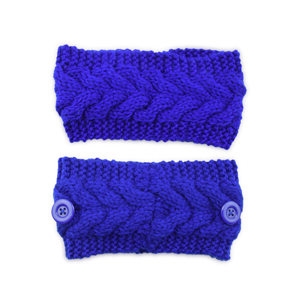 Knitted twist headband
