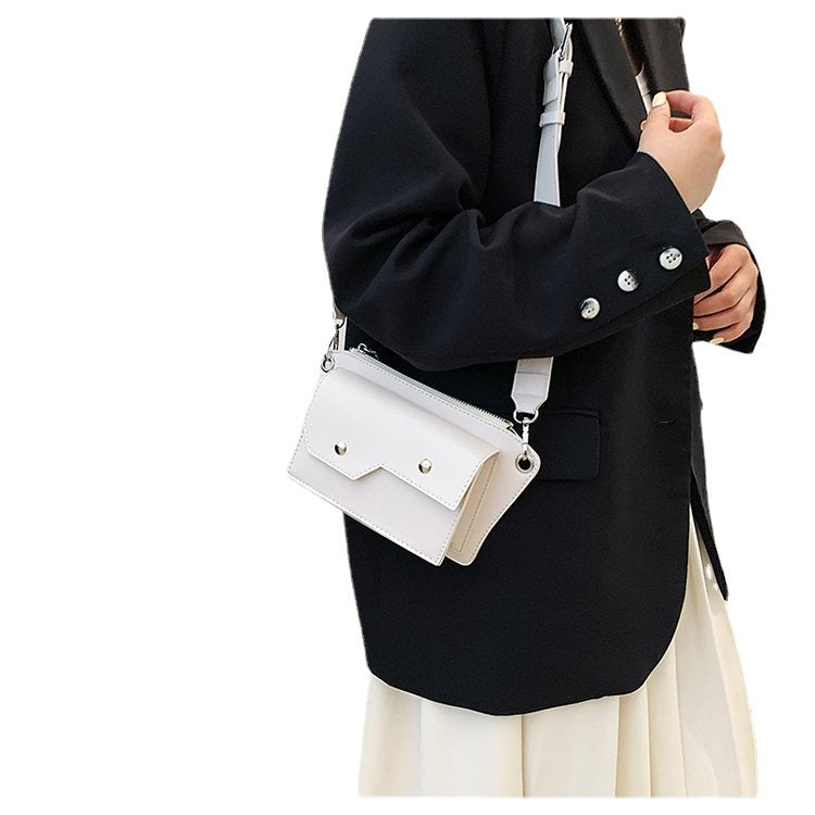 New Style Crossbody Small Square Bag Car With Simple Stitching