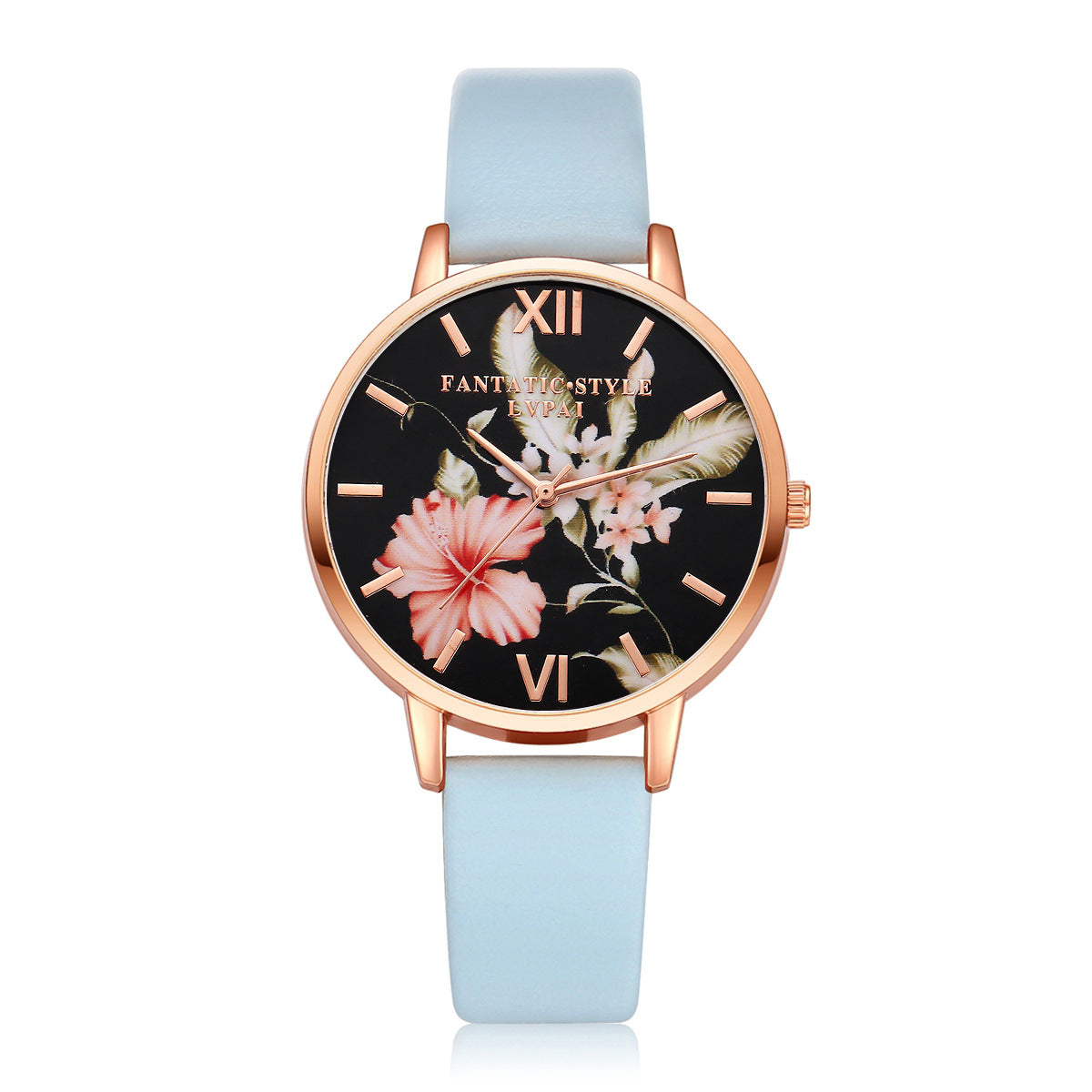 Lvpai Marke Frauen Armband Uhr Mode Rose Gold Blumen Leder Einfache Frauen Kleid Uhren Luxus Business Geschenk Uhr Uhr