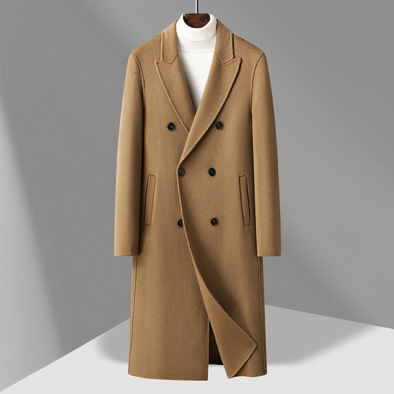 Retro Lapel Double Breasted Temperament Loose Jacket