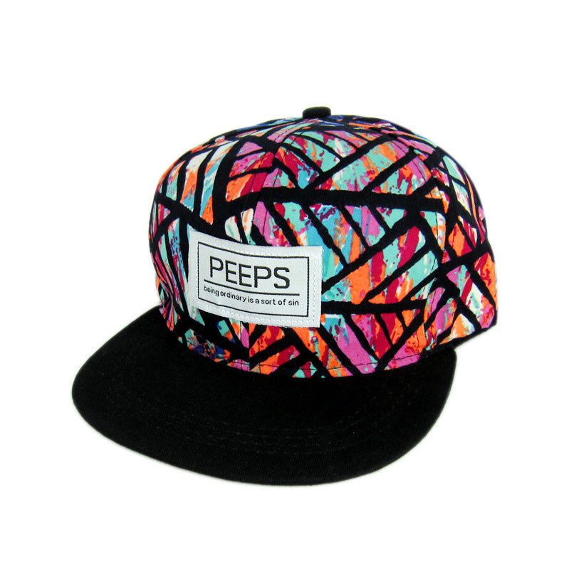 New PEEP Patch Korean Style Baseball Cap Ladies
