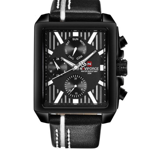 NAVIFORCE 9111 new men's watch waterproof watch multi-function six-pin quartz watch men's watch