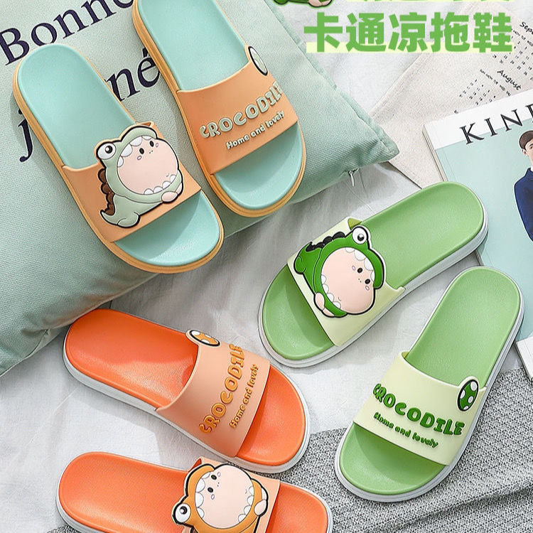 Cute Cartoon Fashionable Household Dinosaur Slippers