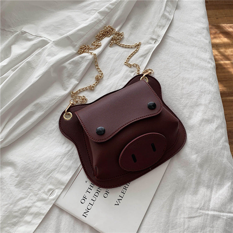 Crossbody Bag Personalized Piggy Chain Shoulder Bag