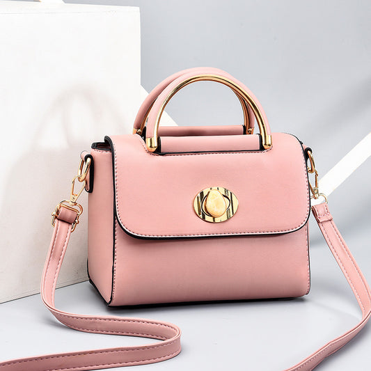 Fashion solid color all-match messenger bag