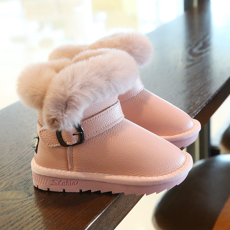 Waterproof Non Slip Princess Warmth Big Cotton Shoes